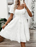 smocked-eyelet-square-neck-puff-sleeve-mini-dress OhSoStyled - Sophia's Style-4